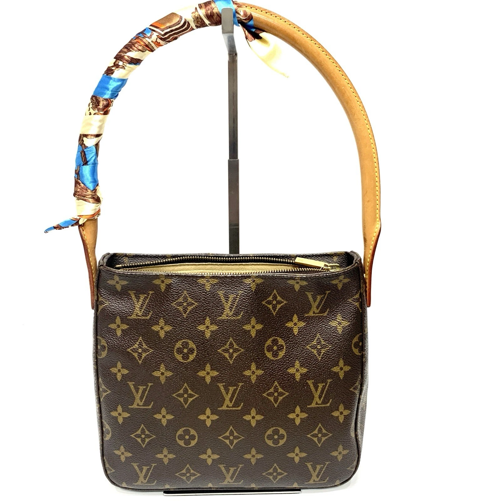 LOUIS VUITTON（LV） Borsa a tracolla monogramma Louis Vuitton MM tela marrone