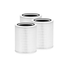 Nispira 12010 HEPA Carbon Filter for Clorox Air Purifier Large 11010, 3 Packs