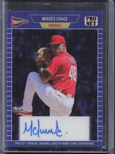 2026 Leaf Pro Set Metal #89A-MC1 Moises Chace Purple Auto #/8