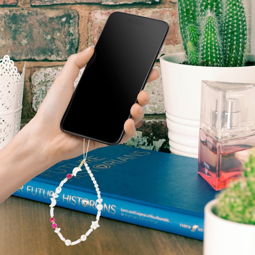 Perle Handykette Armband Mit Handyanhänger Anti Verlorenes Telefon Lanyard - 第 9/12 張圖片