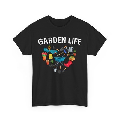 Gardening T-Shirt, Garden Life Gardening Planting Lovers Flowers T-Shirt
