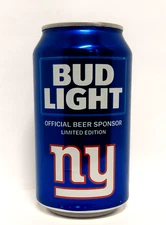 2018 BUD LIGHT - 12 oz Beer Can #666870 - NFL KICKOFF NEW YORK GIANTS