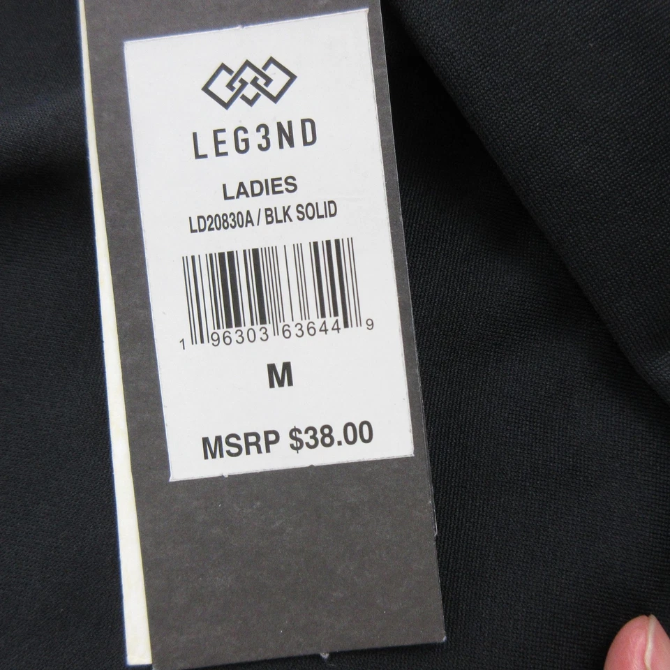 LEG3ND Sudadera con Capucha Mujer Mediana Negra Discovery Atlética Elástica Pullover LD20830A Foto 4 de 4