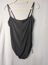 Smoothez By Aerie Women's XL Black Bodysuit Chic Minimalist 691-92 