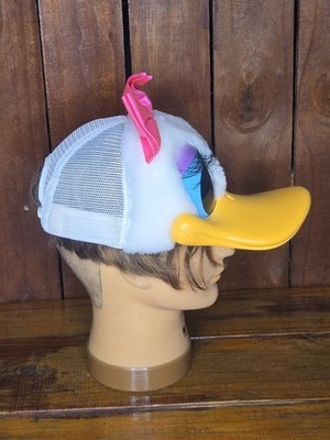 Vintage Adult Disney Daisy Duck Plastic Bill Hat | eBay display picture 3