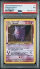 1999 POKEMON FOSSIL 1ST EDITION #5 GENGAR-HOLO PSA 7