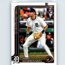2025 Topps Update Gage Workman Rookie #US118 Detroit Tigers