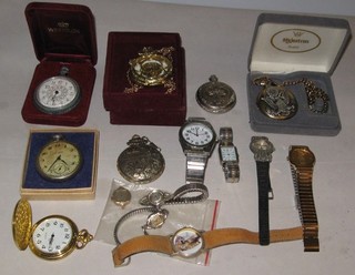 Pocketwatch & Wristwatch Junk Drawer Box lot