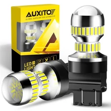 Auxito 2x Super Bright 3156 3157 LED Back Up Reverse Light Bulbs White for Chevy