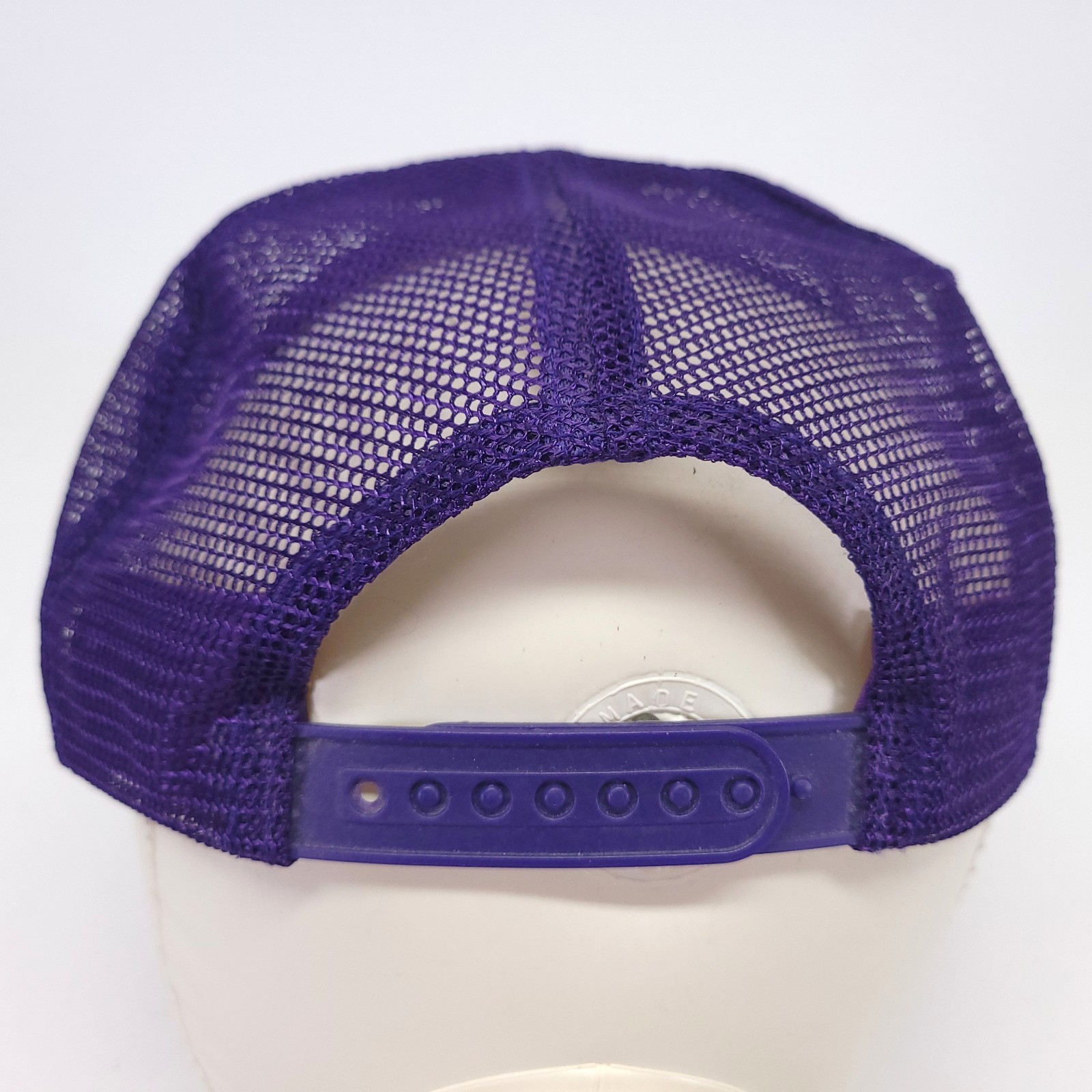 Leonard Hat Cap Utility Buildings Truck Covers Snapback Mesh Trucker Purple