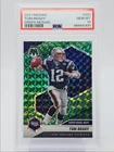 TOM BRADY 2021 MOSAIC SUPER BOWL MVPS GREEN MOSAIC PRIZM GEM PSA 10 Q0004