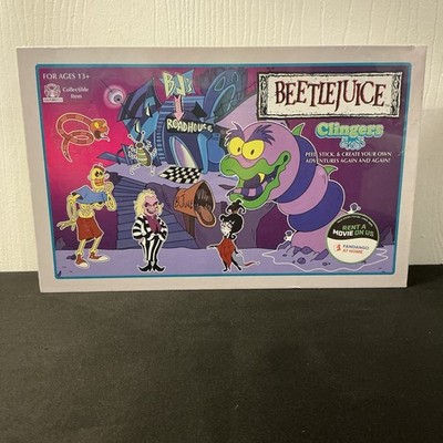 Beetlejuice Clingers Culturefly 1989 Animated Series Peel & Stick 2024 NEW