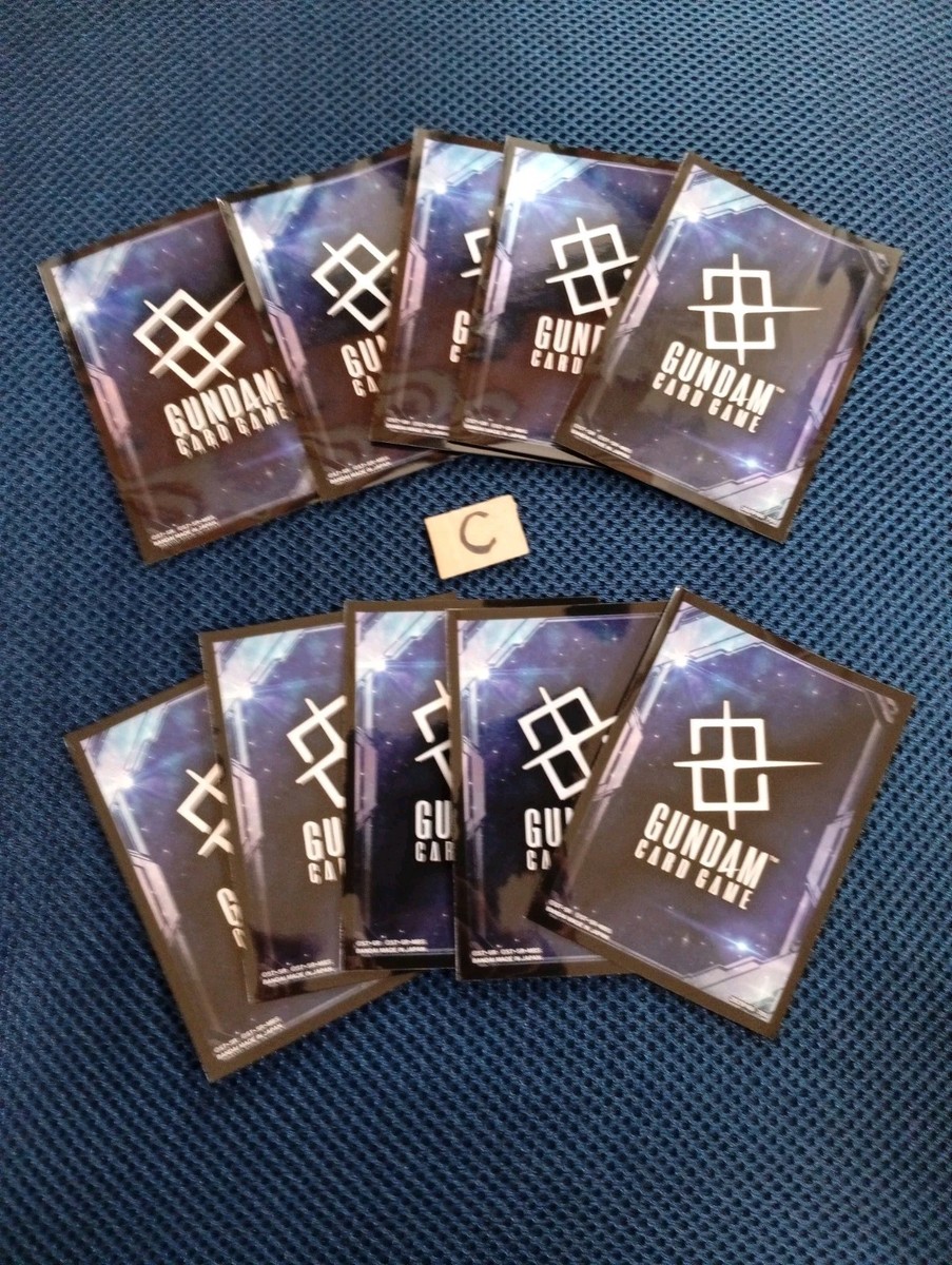 10 Sleeves for Resource Space Black EVX03 Gundam Card Game