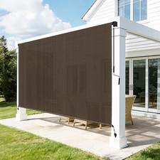 Outdoor Roller Shades For Patio 8 W X 8 H Cordless Patio Shades Roll Up Ou... Outdoor Roller Shades For Patio 8 W X 8 H Cordless Patio Shades Roll Up Ou...