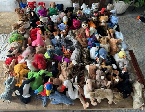 Vintage 110 Ty Beanie Babies Lot