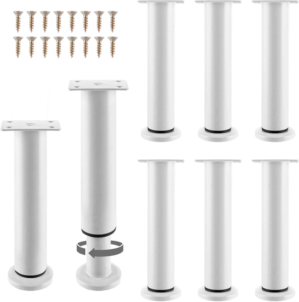 8 StüCk MöBelfüßE HöHenverstellbar 18-30Cm, MöBelfüßE Verstellbar, Metall MöBelb-image