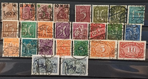Deutsches Reich - Infla - Top Sammlung gestpl. - 347 Werte auf 10 Steckkarten - Bild 2 von 10