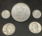 US 90% Silver Coin Lot Nice Morgan Dollar $1.70 Face Value