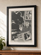 MORRISSEY+EVERYDAY IS LIKE SUNDAY+1988+FRAMED POSTER SIZE PRESS AD