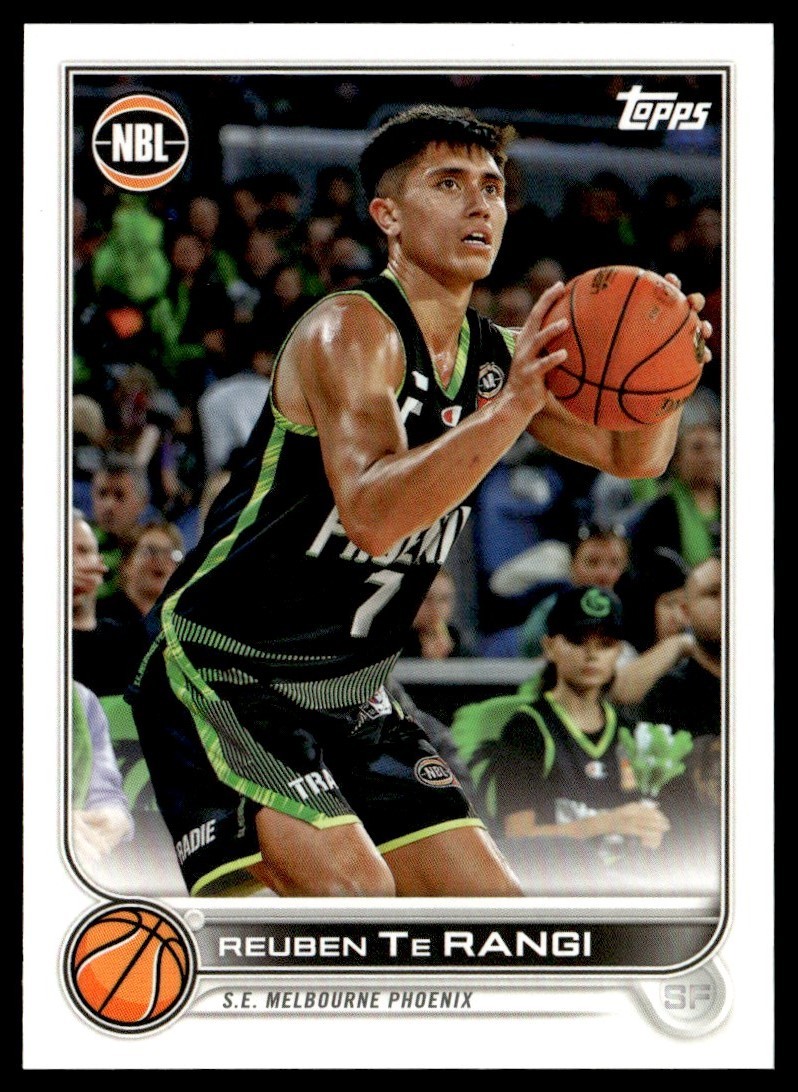 Reuben Te Rangi #78 2022-23 Topps NBL Basketball