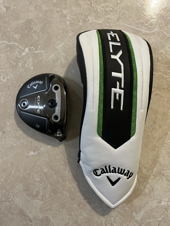 Callaway Elyte Titanium TI 15 Grad 3 Fairwayholz Head mit Headcover