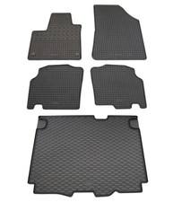 Gummi Fußmatten Kofferraumwanne für Mercedes Citan W420 2021- Set Gummimatten