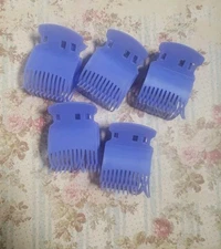5 Purple Replacement Super Clips For Conair Xtreme Instant Heat Hot Rollers 