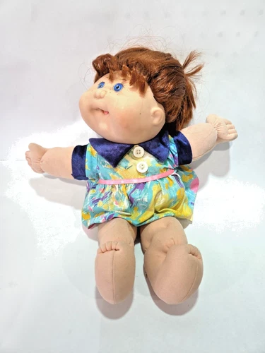 Vintage Cabbage Patch Toddler Kids Doll Red Hair Blue Eyes Hasbro 1995