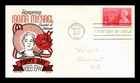 US COVER MOINA MICHAEL POPPY DAY FDC SCOTT 977 KEN BOLL CACHET CRAFT