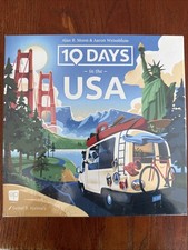 10 Days In The USA Board Game Alan R. Moon & Aaron Weissblum Strategy Travel Rac
