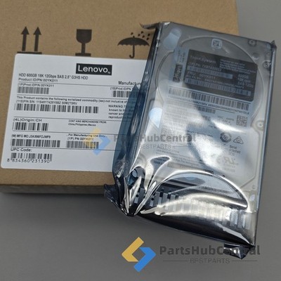 LENOVO 7XB7A00022 00YK011 2.5'' 600GB 15K SAS 12Gb Hot Swap 512n HDD Hard Drive