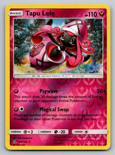 Tapu Lele 94/156 Sm-Ultra Prism Reverse Holo - MP+