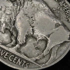 1916 Buffalo Nickel - Better Date - Planchet Flaw Lamination Error - Rotated Die