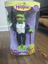 The Muppets 12" Kermit The Frog Porcelain Doll By Brass Key