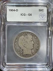 1904 O Barber Half Dollar ICG G-6 IDC Verified