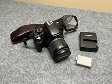 Canon EOS Rebel XSi DS126181 Black W/ EF-S 18-55mm IS Lens Charger Battery
