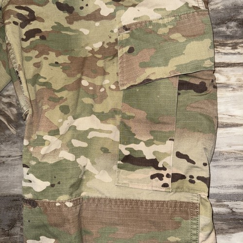 Vintage Woodland Camo Pants Men’s M 34X34 Military Cargo USA Army 90s Ripstop - Picture 7 of 17