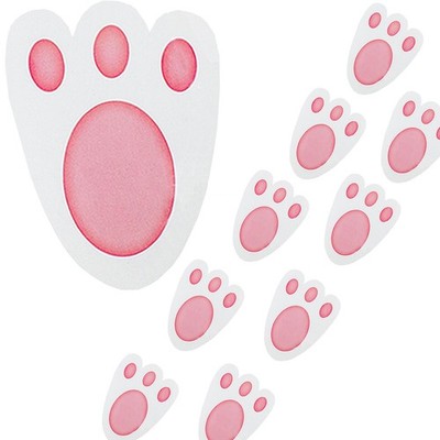 Easter Bunny Footprints 30 Pack Egg Hunt Fun and Games 11cm x 8cm