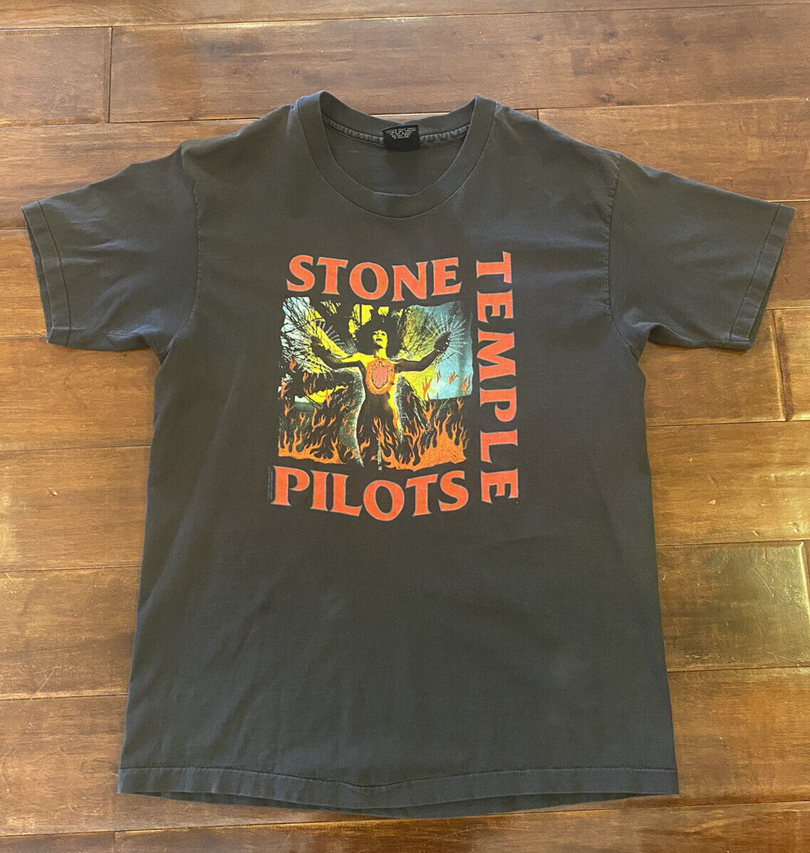 Vintage 1992 Stone Temple Pilots Core Album Band T-Shirt XL Vintage 1992 Stone Temple Pilots Core Album Band T-Shirt XL