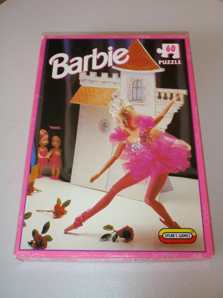 Vintage BARBIE 60 piece JIGSAW PUZZLE SPEAR S GAMES 1995