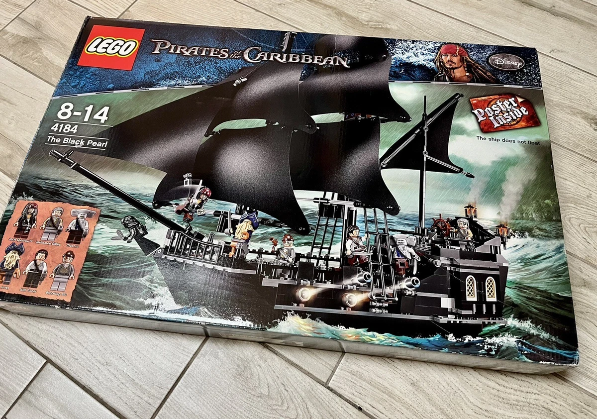 LEGO 4184 Black Pearl Pirates Caribbean Pirates Caribbean Complete  Instruction B