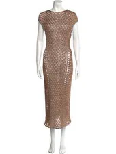SEXY  M.PATMOS EGYPTIAN GODDESS KNIT MAXI BODYCON Dress  Sz Small NWT $ 950