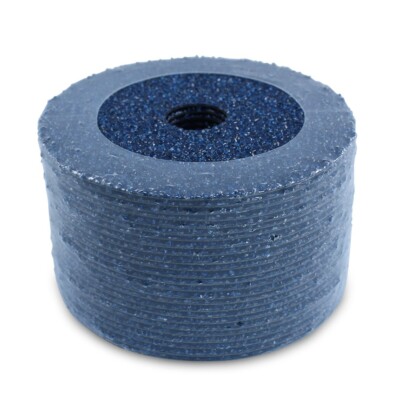 100 Pack - 5'' Zirconia Resin Fiber Disc 36 Grit 5 inch Grinding & Sanding Discs