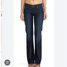 Citizens of Humanity Womens Low Rise Bootcut Jeans Size 32 Petite NWT