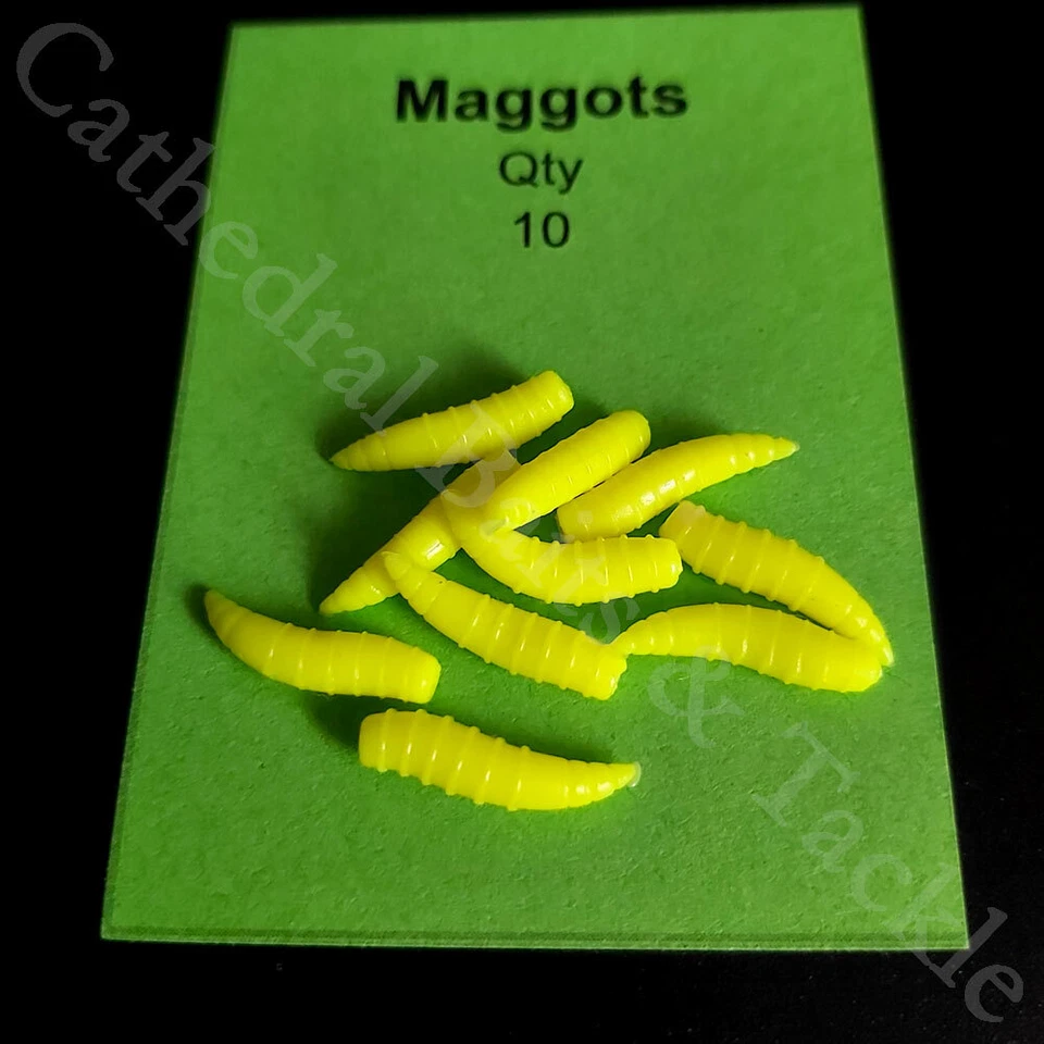 Gusanos flotantes fluorescentes de imitación Trendex carpa barba tenche pesca gruesa Foto 3 de 4