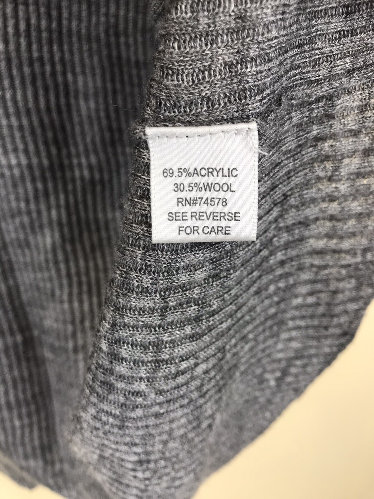 Cache Gray Sequin Open Front Sweater Cardigan Woo… - image 5