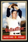 Banty Red "1953" Ballantine WHITEY FORD, New York Yankees DEBUT