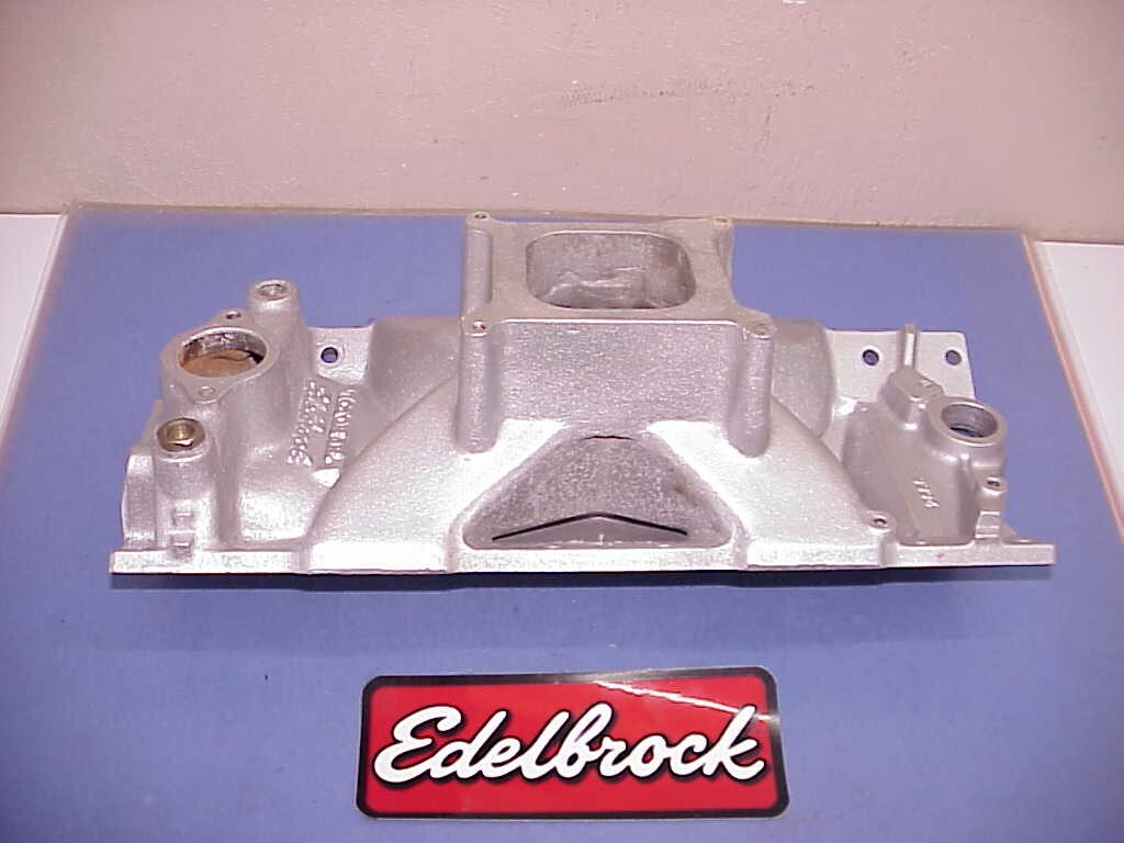 Edelbrock 2999 Victor Jr. TALL Airgap Aluminum Intake Manifold for SB