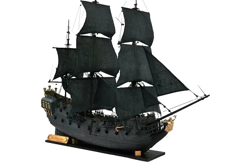 Negro botes y barcos Diecast contemporáneos de fabricación