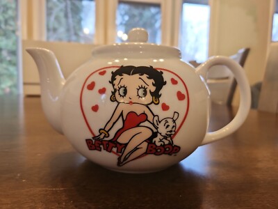Vintage Betty Boop Teapot 2001 unlimited Tea For Two kitchen home